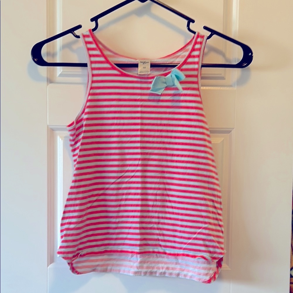 OshKosh B'gosh Pink and Blue Tank Top with Bow